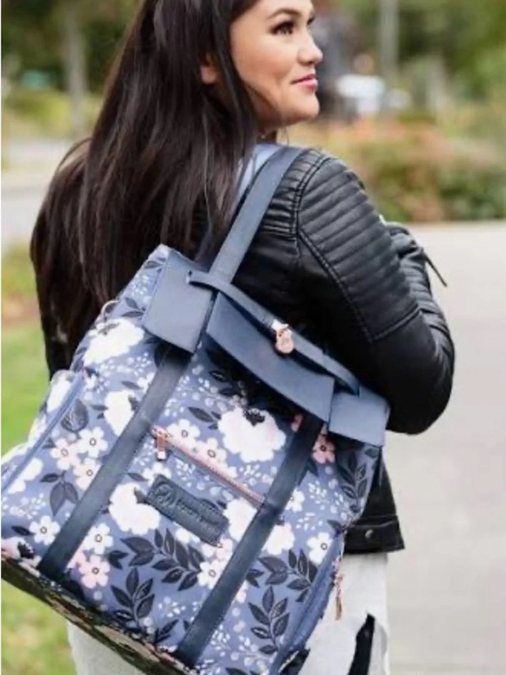 Sarah Wells LE FLORAL - MARIE Pumping Bag w/ matching wet/dry bag and cooler bag